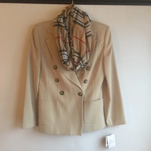 V.FRAAS PLAID POLYESTER INFINITY SCARF O/S - Picture 5 of 5